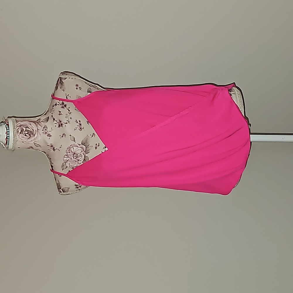 NWT Naked Zebra Hot Pink Blouse size M